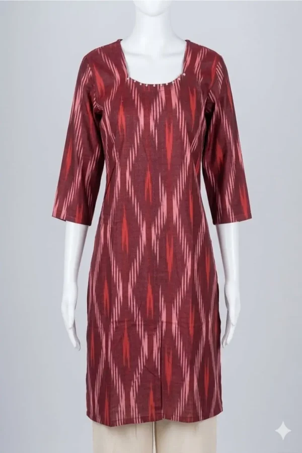 Maroon ikkat
