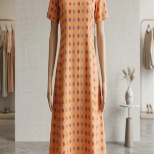Peach A line Kurti